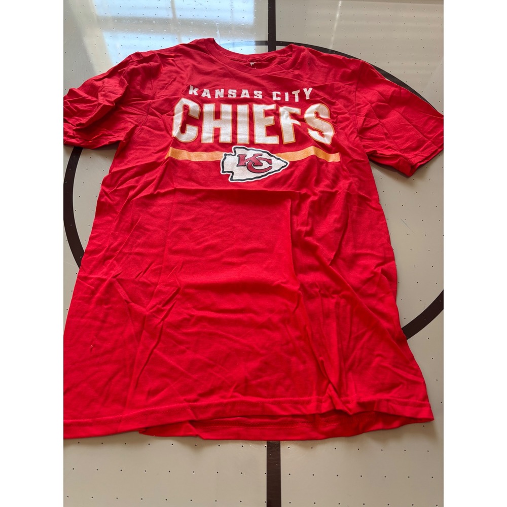Fanatics Kansas City Chiefs T-Shirt Mens Small Red NFL Football Graphic Tee